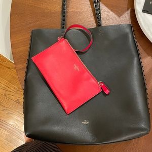 Valentino Garavani Handbag Rockstud Tote with Pouch